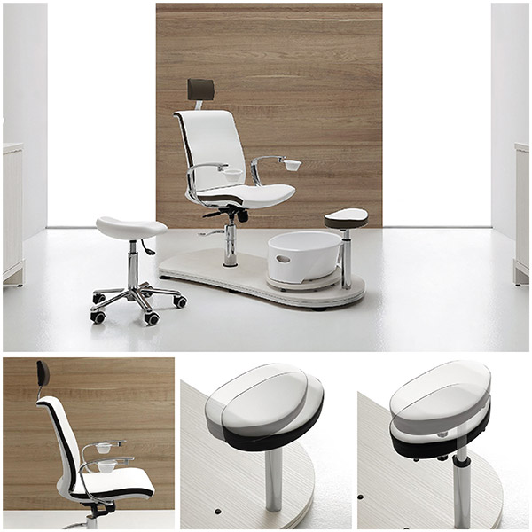 Podological chair mini island evo